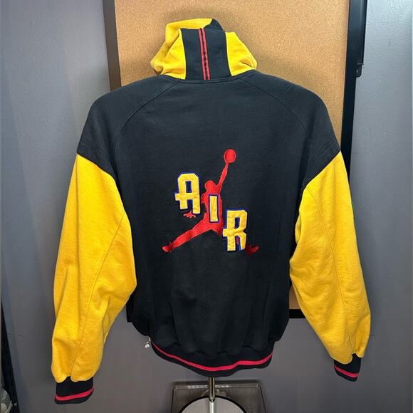 Vintage Nike Air Jordan Sweatshirt Hoodie Mens Size Small OG Flight Swoosh 90s - Picture 6 of 9